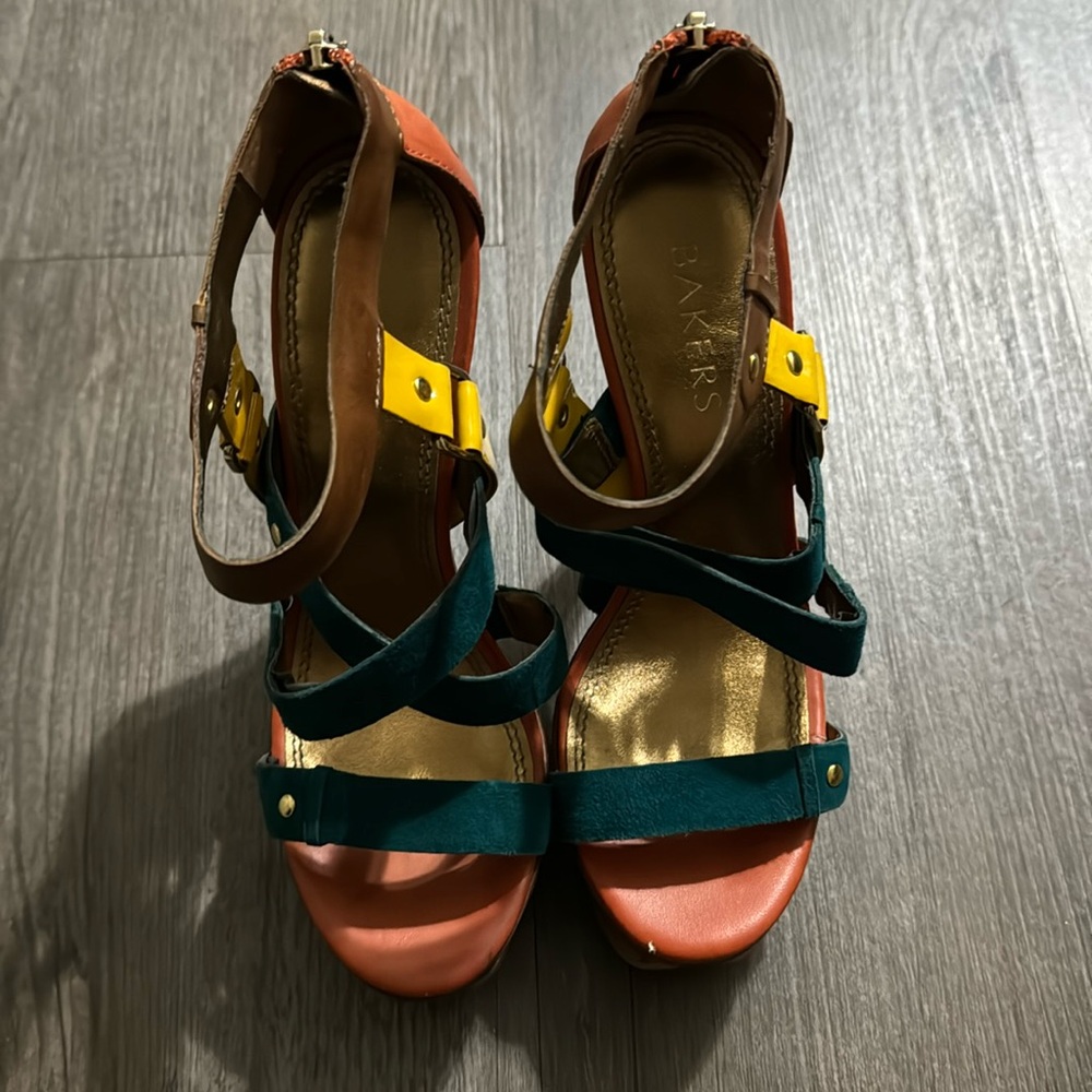Bakers Tri colored heels